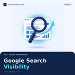 Google Search Visibility — Digitalservice24h service illustration.