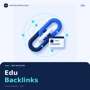 Edu Backlinks — Digitalservice24h service illustration.