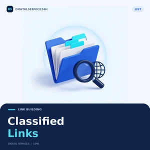 Classified Links — Digitalservice24h service illustration.