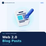 Web 2.0 Blog Posts — Digitalservice24h service illustration.