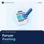 Forum Posting — Digitalservice24h service illustration.